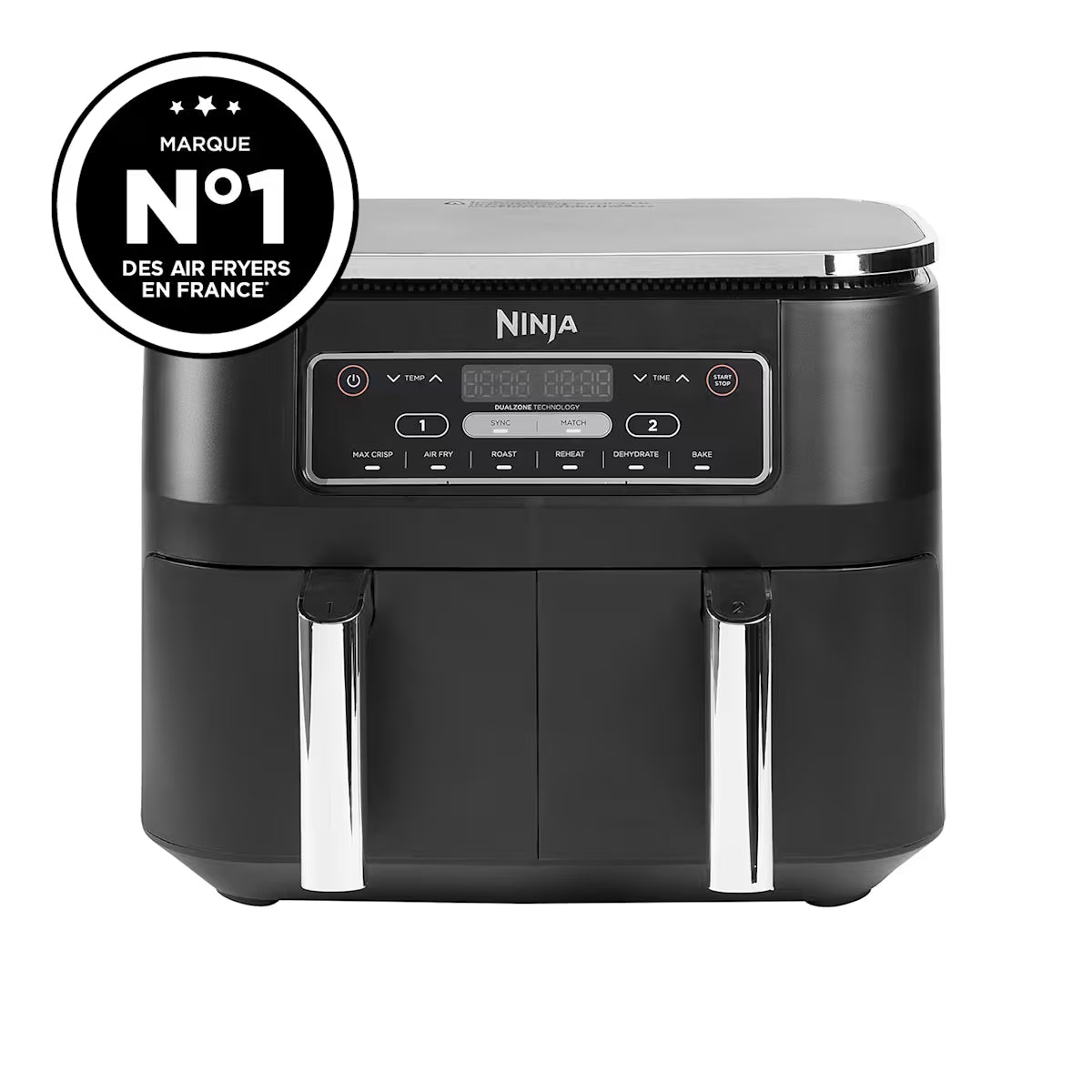 Air Fryer Ninja Foodi double compartiment 6-en-1, 7,6L