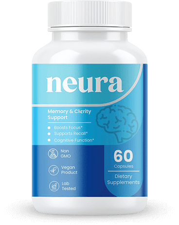 Neura natural memory and brain performance supplement bottle